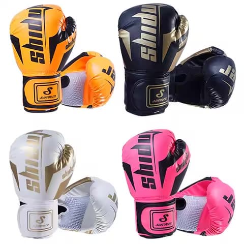 Gants de boxe respirants 6 ou 10 oz – enfants et adultes